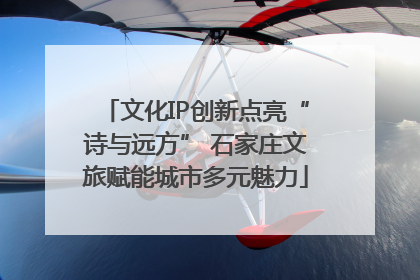 文化IP创新点亮“诗与远方” 石家庄文旅赋能城市多元魅力
