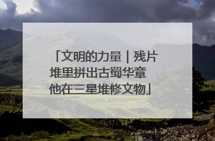文明的力量｜残片堆里拼出古蜀华章 他在三星堆修文物