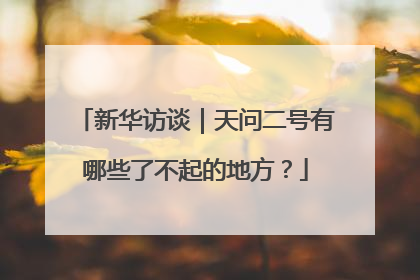 新华访谈｜天问二号有哪些了不起的地方？