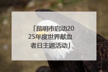 昆明市启动2025年度世界献血者日主题活动