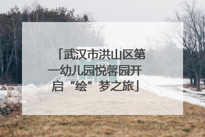 武汉市洪山区第一幼儿园悦馨园开启“绘”梦之旅