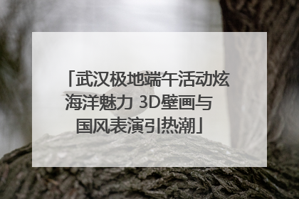 武汉极地端午活动炫海洋魅力 3D壁画与国风表演引热潮