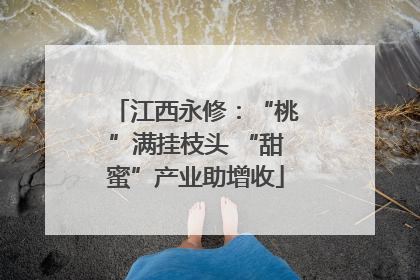 江西永修：“桃”满挂枝头 “甜蜜”产业助增收