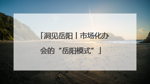 洞见岳阳丨市场化办会的“岳阳模式”