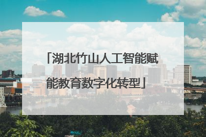湖北竹山人工智能赋能教育数字化转型