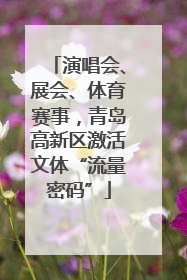 演唱会、展会、体育赛事，青岛高新区激活文体“流量密码”