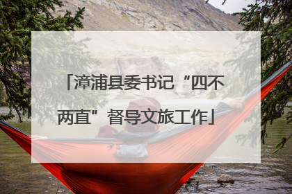 漳浦县委书记“四不两直”督导文旅工作