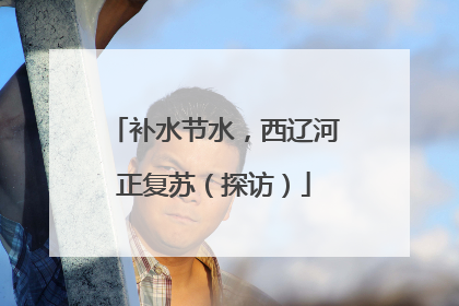 补水节水，西辽河正复苏（探访）