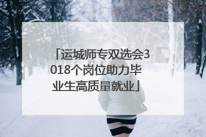 运城师专双选会3018个岗位助力毕业生高质量就业