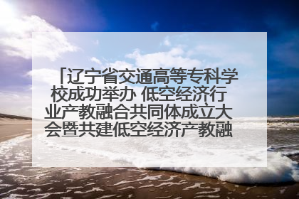 辽宁省交通高等专科学校成功举办 低空经济行业产教融合共同体成立大会暨共建低空经济产教融合新生态论坛