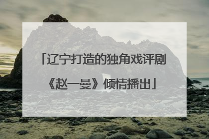 辽宁打造的独角戏评剧《赵一曼》倾情播出