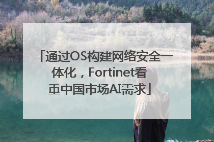 通过OS构建网络安全一体化，Fortinet看重中国市场AI需求