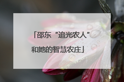 邵东“追光农人”和她的智慧农庄