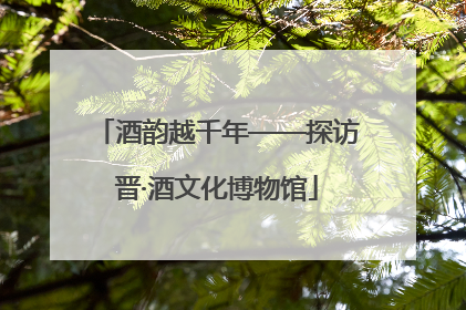 酒韵越千年——探访晋·酒文化博物馆