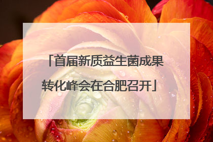首届新质益生菌成果转化峰会在合肥召开