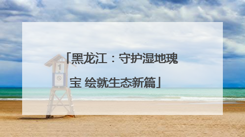 黑龙江：守护湿地瑰宝 绘就生态新篇