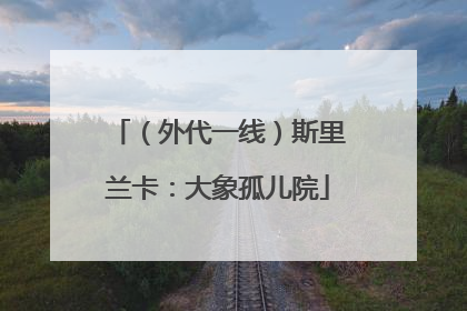 （外代一线）斯里兰卡：大象孤儿院