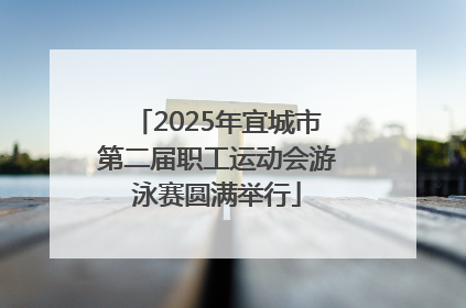 2025年宜城市第二届职工运动会游泳赛圆满举行