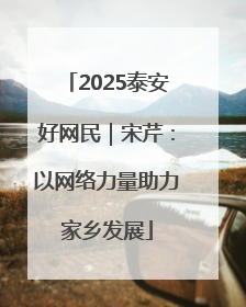2025泰安好网民｜宋芹：以网络力量助力家乡发展